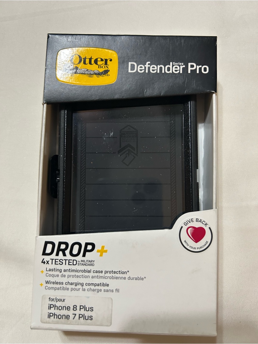 OtterBox Defender Pro Rugged Case for iPhone 8 Plus / 7 Plus - Black